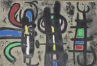 Sm. Gouache/Watercolor, sgd. Miro
