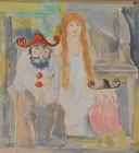 Pencil & Watercolor, Sgd. Picasso