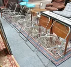 7 Vintage Castelli Lucite Plia Folding Chairs