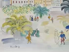 Watercolor sgd. Raoul Dufy