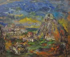Oil on Board sgd. O.K. (Oscar Kokoschka)
