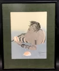 Paul Jacoulet (1902-1960) Pencil Signed Woodblock,