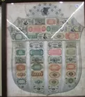 Framed Display of Fractional Currency