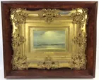 William De Haas (1830-1880) Oil On Board Seascape