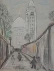 Pastel sgd. Maurice Utrillo