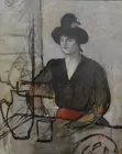 Oil Painting Monogrmd Toulouse-Lautrec