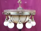 12-Light Bank Chandelier
