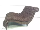 Large Scaled Carved & Tufted Chaise Lounge