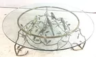 Giacometti Style Brass Bird Motif Cocktail Table