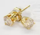 1/2 Carat Diamond Stud Earrings