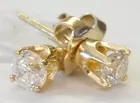 Pr. of .80 Cttw. Diamond Stud Earrings