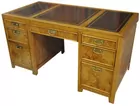 Sligh Leather-top Kneehole Desk