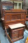 3-Pc. Victorian Bedroom Set w/Marble Tops