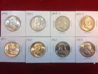 65 Franklin Halves