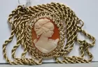 Ladies 14K Cameo Brooch/Pendant