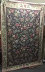 Large Floral Crewel Rug