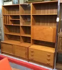 Teakwood Danish Modern 2-pc. Wall Unit