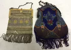 Lot: 2 Antique Beaded Purses