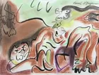 Watercolor & Pastel sgd. ANDRE MASSON