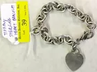 Sgd. Tiffany Sterling Heart Bracelet