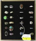 Sterling Rings (lot of 24)