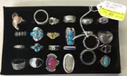 Sterling Rings (lot of 24)