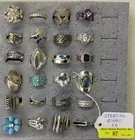 Sterling Rings (lot of 24)