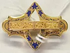 14K Victorian Enamel Pin/Pendant