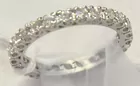 18K White Gold Diamond Eternity Band
