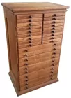 Vintage Oak Multi-Drawer Cabinet