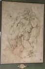 Drawing of 4 Figures, signed Raffaello