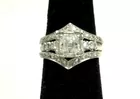 Platinum Diamond Wedding Ring Set