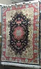 Fine Blue, Pink & Beige Rug w/Blue Birds