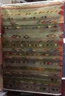 Lg. Green & Orange Multicolor Indian-style Rug