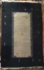 Thick Agra-type Beige & Blue Rug