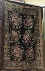 Floral Needlepoint Tapestry, As Is