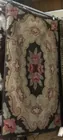 Lot of 2 Rugs, 1 Beige & Black