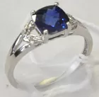 14K White Gold Ring w/Tanzanite