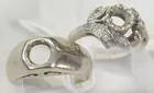 Lot: Two Vintage 14K Ring Mounts
