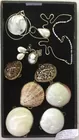 Lot: Shell Boxes, Mother-of-Pearl Jewelry, More