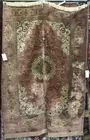 Pink Tabriz Pattern Silk-like Rug