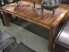 Exotic Wood Slat Table attib'd to Constantini