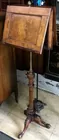 Fine Antq. Burled Wood Duet Music Stand