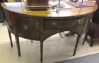Banded Demilune Sideboard w/Lion Pulls