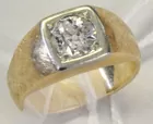 Men's 14K Vintage Ring w/1.22 ct. Diamond