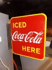 Porcelain flange sign