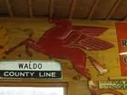 #3)Large Pegasus gas sign