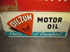 Oilzum Tin Sign