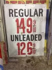 Old Gas price sign