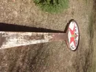 Large old Texaco Porc. trade sign